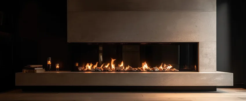 Gas Fireplace Ember Bed Design Services in Novi, Michigan