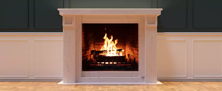 Open Flame Wood-Burning Fireplace Installation Services in Novi, Michigan