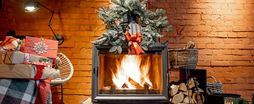 Travis Industries Linear Gas Fireplace Installation in Novi, Michigan