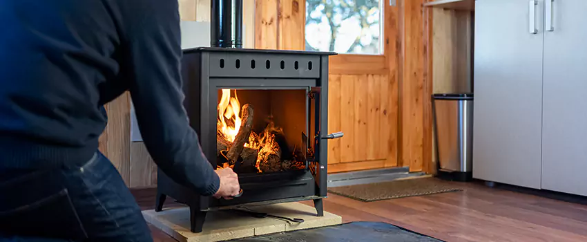 Open Hearth Wood Fireplace Installation in Novi, MI