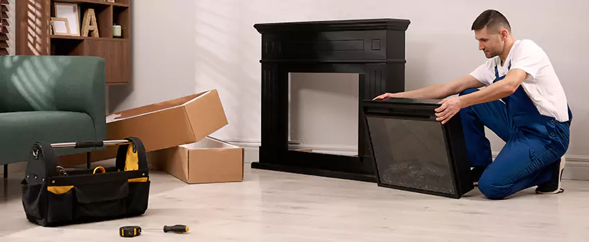 Old Rusted Metal Fireplace Repair And Replacement in Novi, MI